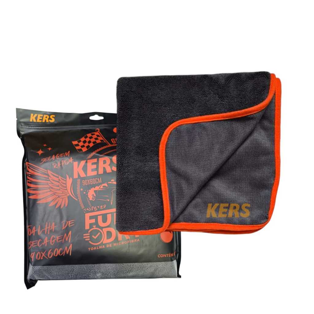 Toalha De Secagem Twisted Full Dry 60x90 Alta Absorção Kers em Oferta na Shopee