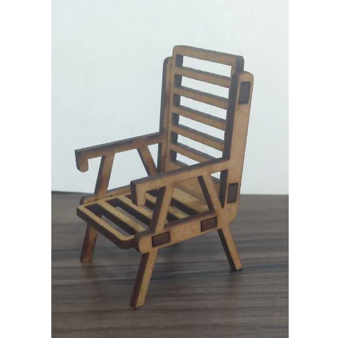 Mini Cadeira Miniatura MDF
