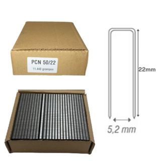 Grampo para Grampeador Pneumático PCN 50/22 Caixa com 11.440 Grampos em Oferta na Shopee