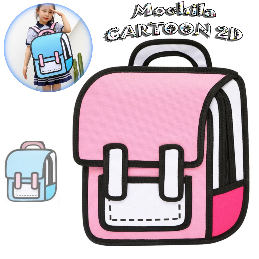 Mochila cartoon sale