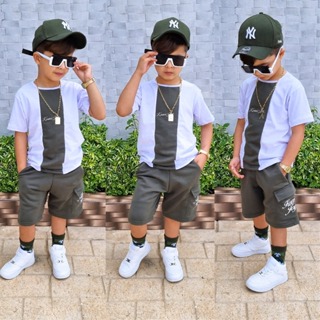 Conjunto infantil juvenil, bermuda e camisa 2 ao 12 anos modelo 2024 em Oferta na Shopee