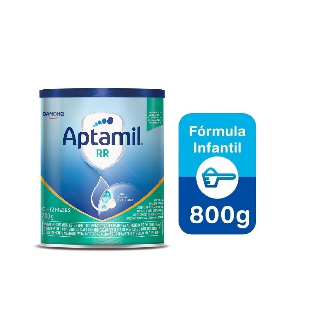 Fórmula Infantil Em Pó Danone Aptamil RR (AR) Lata 800g - Mom & Baby