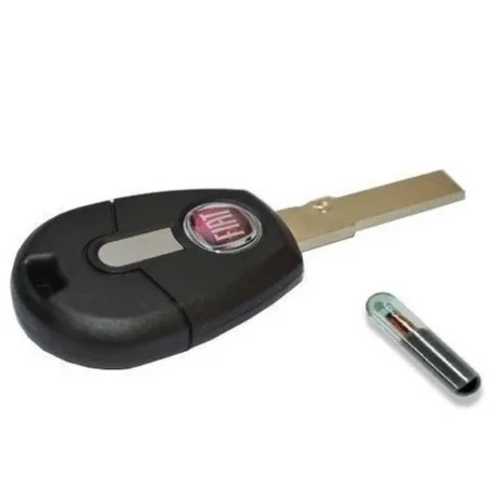 Chave Gaveta Fiat C/ Chip Palio Punto Ideia Linea Pantografica T42
