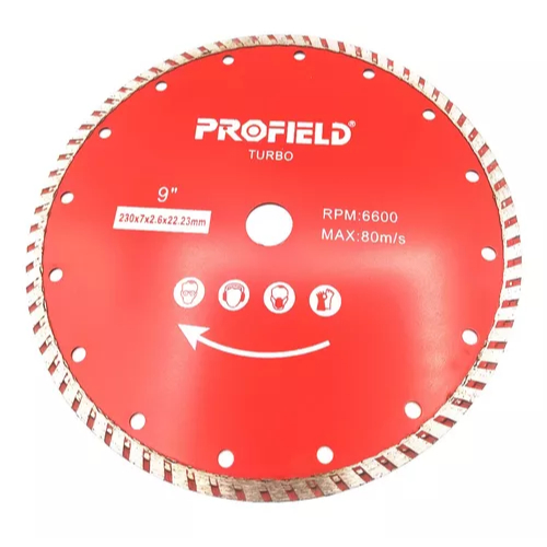 Disco diamantado turbo 230mm 9" - Profield