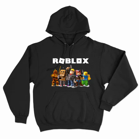 Blusa de Moletom Infantil Jogo Roblox Canguru Flanelado