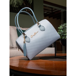 Bolsa Grande - Bolsa Baú Feminina Em Couro Sintético Chique Gaby Show + Carteira Feminina Elegante em Oferta na Shopee