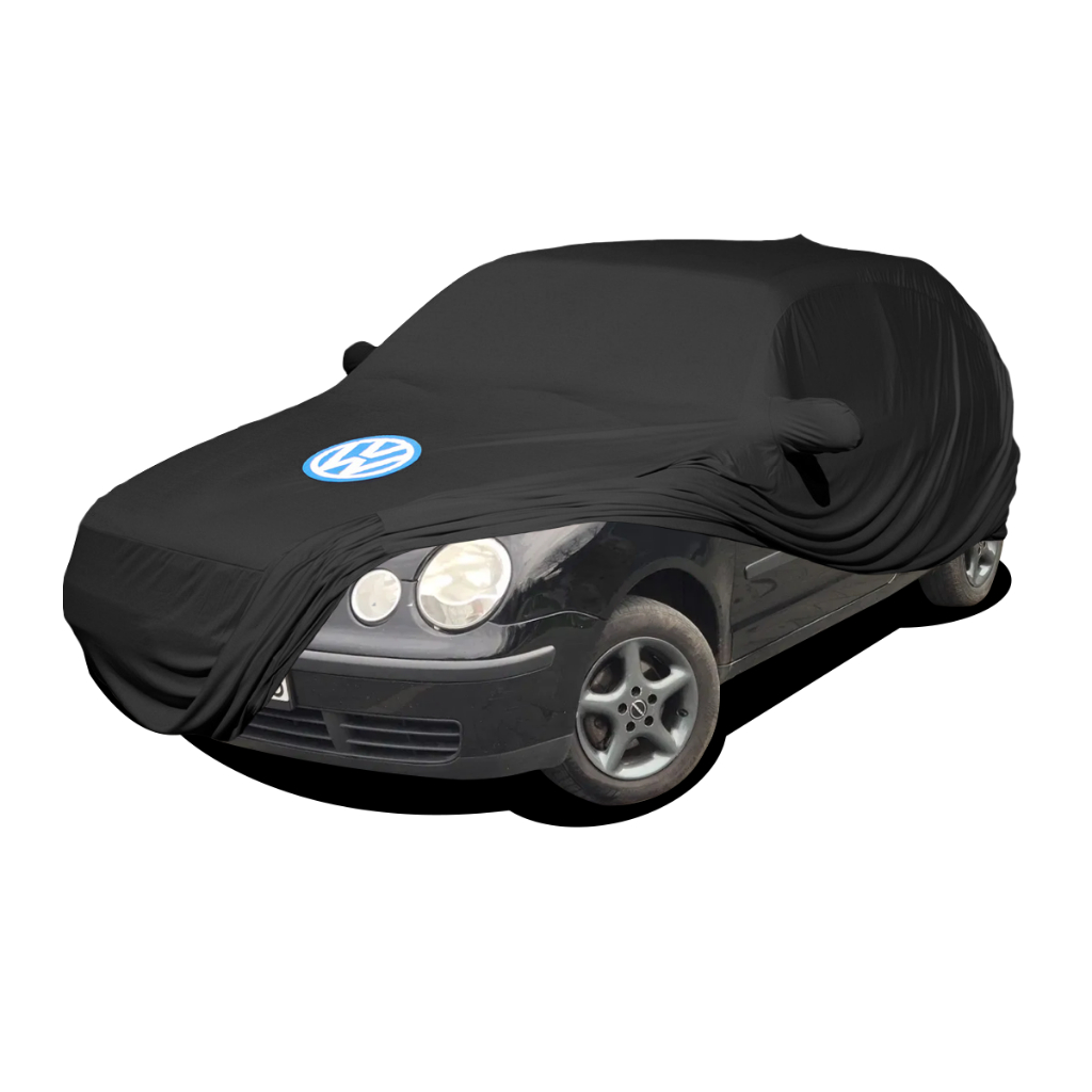 Capa Protetora para Cobrir Carro Polo Hatch e Sedan 2002 a 2012 Tecido Cor Preta Não Impermeável