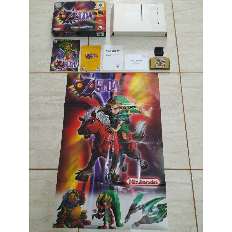 The Legend of Zelda Majora's Mask N64 Big Box Gradiente original usado