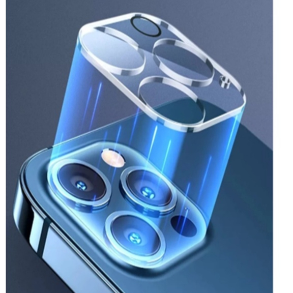 Película de Vidro IPhone Câmera Lente Traseira Compativel IPhones 16 Pro 16 1511 12 13 14 15 PRO MAX
