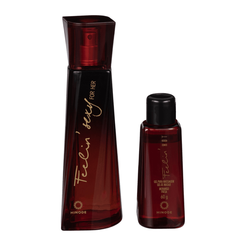 Kit Feelin Sexy Perfume + Gel Para Massagem Hinode