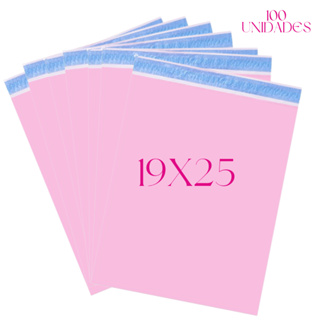 100 Envelopes Rosa 19X25cm Plástico inviolável Correio Sedex e-commerce em Oferta na Shopee