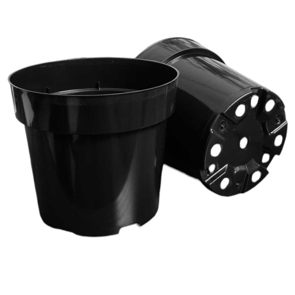 10 Vasos Plástico 2,3 Litros Pote 17 Preto Para Plantas Promoção em Oferta na Shopee