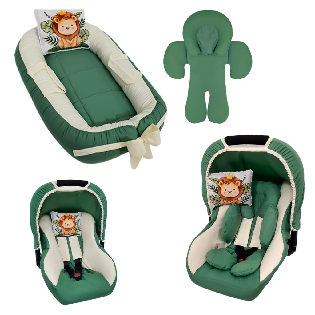 Kit 6 Peças: Ninho Redutor, Travesseiro, Capa de Conforto, Capota, Protetores e Redutor em Oferta na Shopee