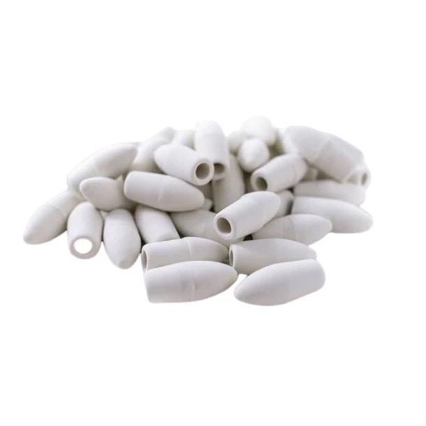 Kit 100 Borracha Branca para Ponteira de Lápis Escolar Borracha Ponteira Atacado — imagem 2 de 2