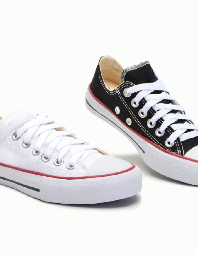 Tenis casual Star chunky elegante e com toque de sofisticação