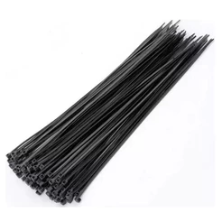 Abraçadeira 15cm Cinta Plástica Enforca Gato Nylon 15cm 200 Unidades Cor Preto