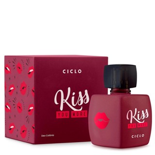 Perfume Ciclo Kiss you more Deo Colônia Feminino Caixa 100ml em Oferta na Shopee