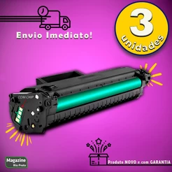 Kit 3 Toner Compatível W1105 105A | M107A M107W M135A M135W Com Chip
