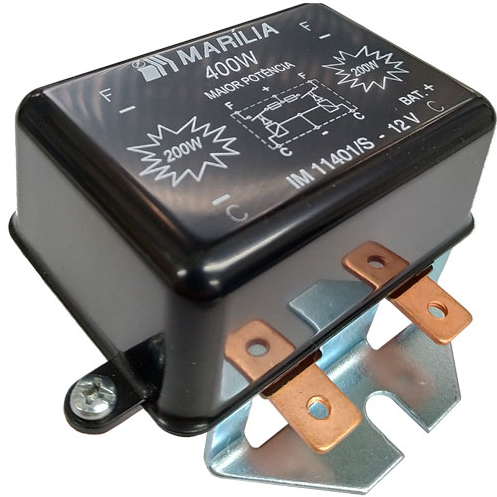 Relé Duplo Auxiliar de Faróis 12V 5 terminais 400W MB VW Ford - IM11401S