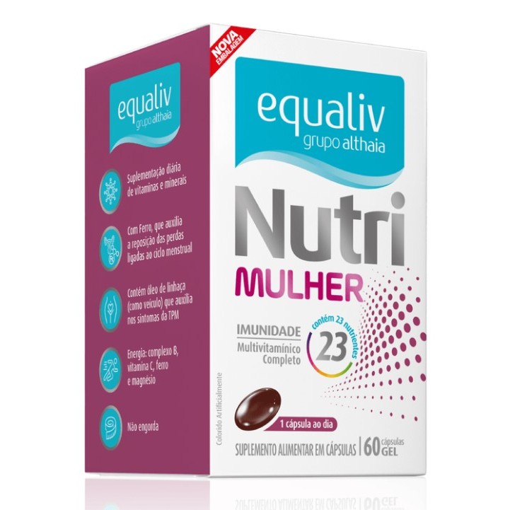 Nutri Mulher 60 Cápsulas - Equaliv