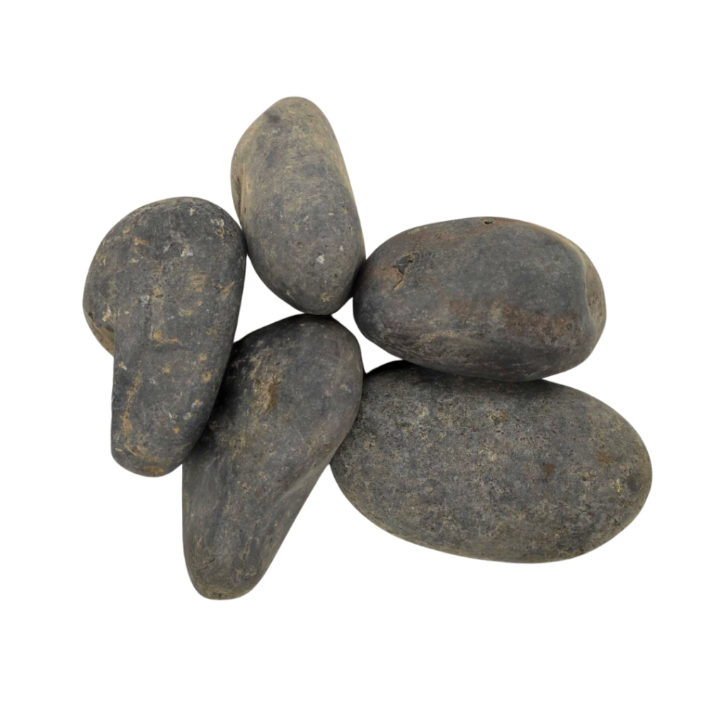 Seixo Cascalho Rolado Soma Natural Pebble Black Fosco - 1kg