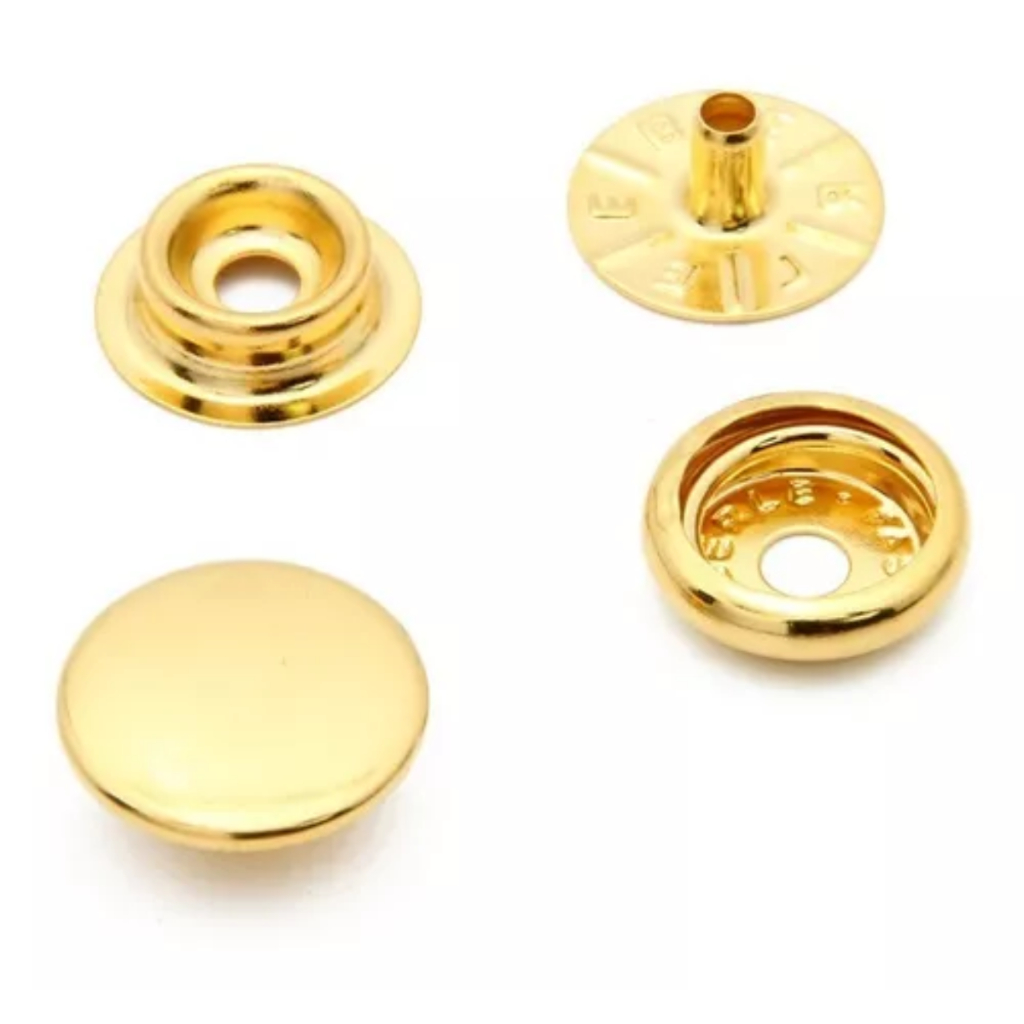 Botão De Pressão Nº80 Ferro 25 Unidades Para Jeans Nylon Artesanato Armarinhos em Oferta na Shopee