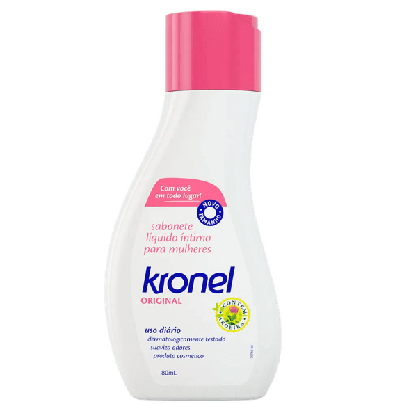 Kronel Original Sabonete Líquido Íntimo 80mL