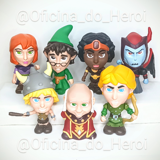 Coleção Bonecos Caverna do Dragão Giraffas em Vinil - Escolha seu personagem