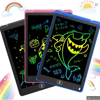 Tablet Kit 2 , 3 , 4 ou 5 Unidades Eletrônico Digital 12 Polegadas Lcd Apagável Tela Escrita em Oferta na Shopee