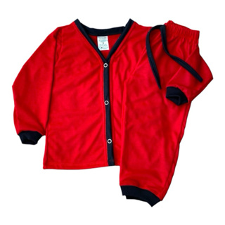 pijama  americano infantil inverno menino pijama de botão infantil em Oferta na Shopee