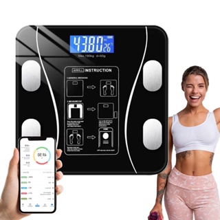Balança Bioimpedancia Digital Bluetooth Corporal até 180kg Resultado Pelo Celular em Oferta na Shopee