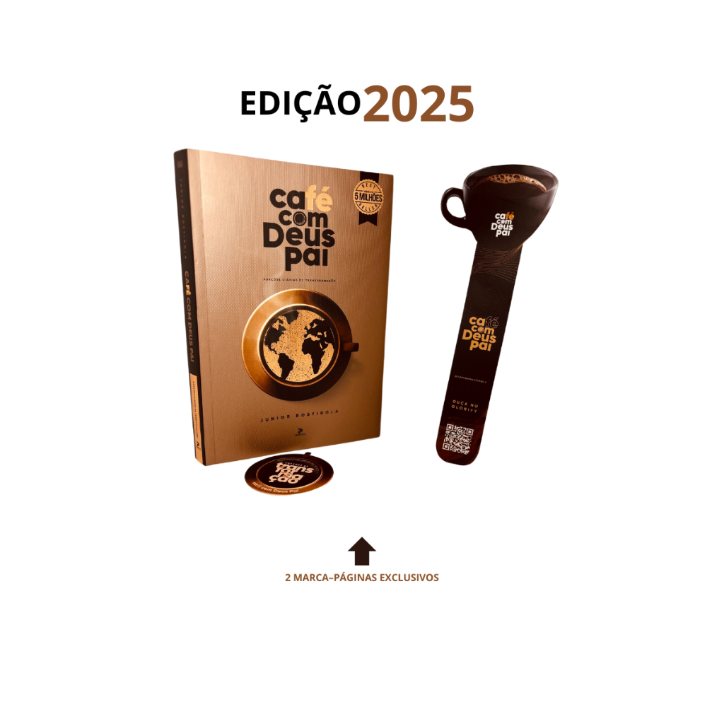 Café Com Deus Pai - Porções Diárias De Paz - 2025, De Rostirola, Junior. Editorial Velos Editora, Capa Mole Em Português