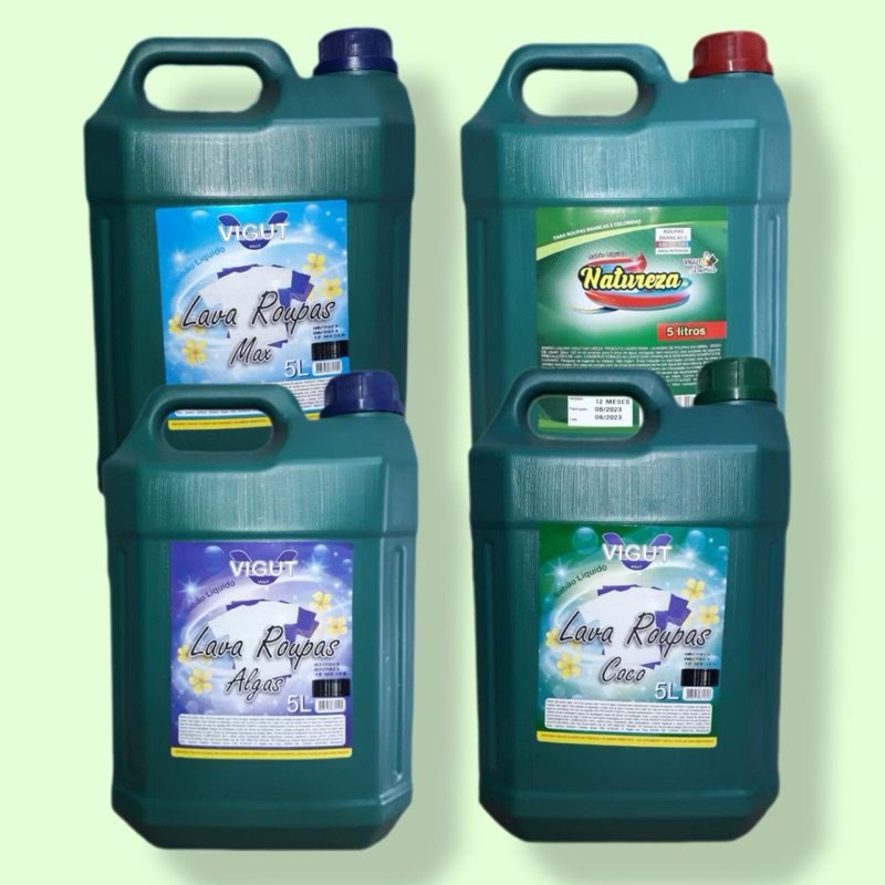 Sabão Liquido Para Roupas Perfumado 5 litros
