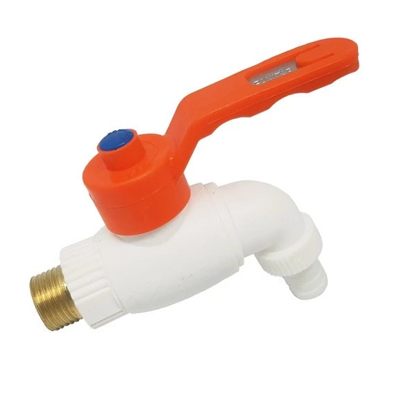 Torneiras Esfera Jardim /Tanque PVC e Latão 1/2 - Resistente