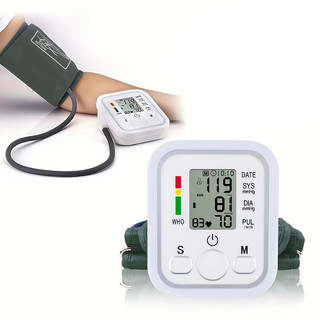 Monitor de Pressão Arterial, Tensiômetro Automático,  Medidor de Pulso de Freqüência Cardíaca,