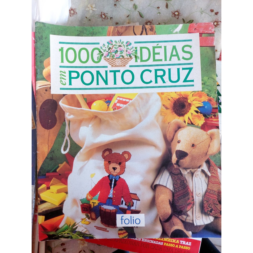 Revista 1001 Ideias Ponto Cruz - Ursinhos de Pelucia 1 - Julie Hasler
