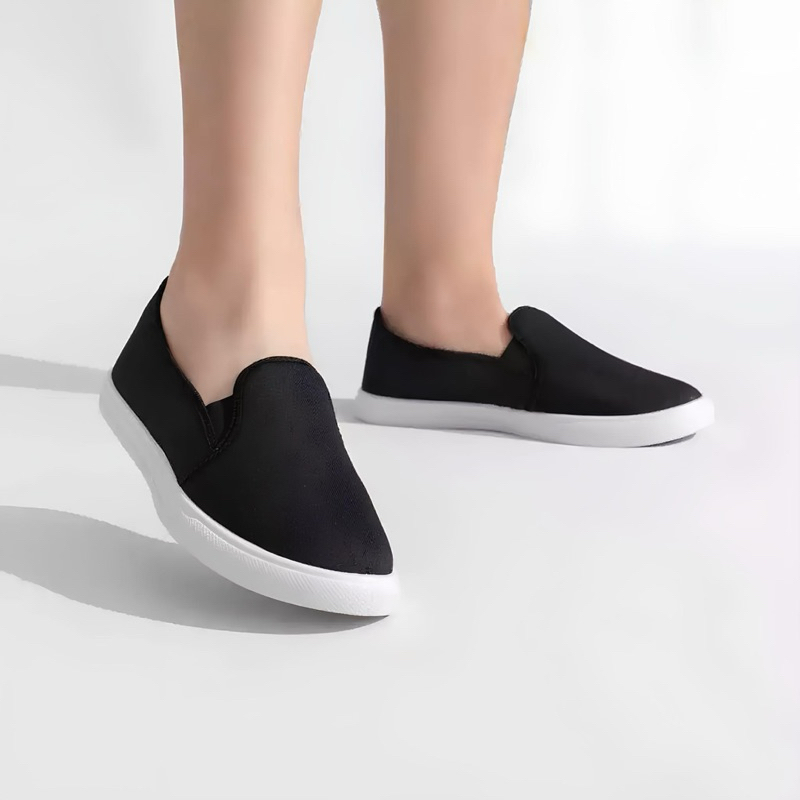 Tenis Feminino Slip On Fe Sapatilha Feminino Confortável Macio Leve Tênis fé Femenino slip on