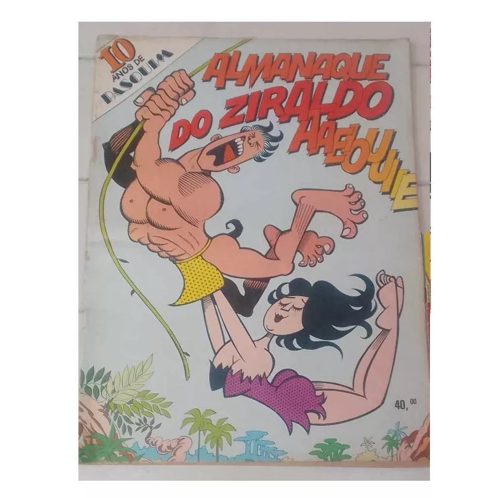 Hq Almanaque Do Ziraldo Pasquim 10 Anos Editora Codecri 1979 Formato Gigante Usado