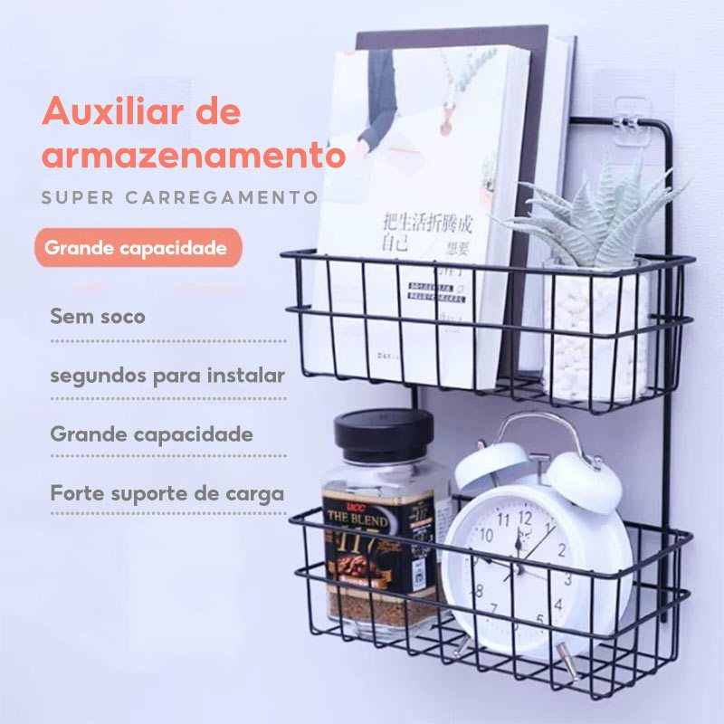 Camisa de cesta, asilo de parede de camisa de armazenamento, prateleira de parede multifuncional pra