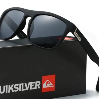 Óculos de Sol Quiksilver preto Com Bag + Flanela + Caixa em Oferta na Shopee