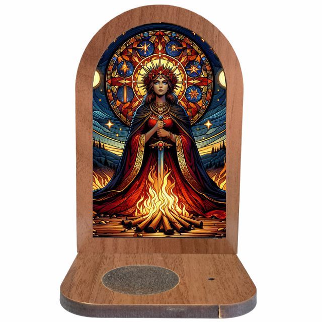 Altar Congá Oroiná em MDF - Arte Estilo Vitral