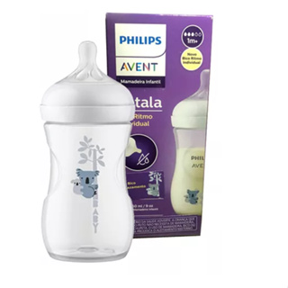 1un Mamadeira Avent Pétala 260ml transparente - Coala em Oferta na Shopee