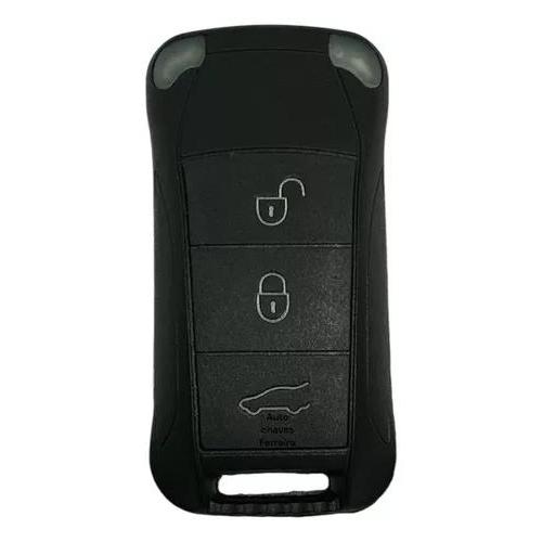 Chave Canivete Porsche Cayenne Carcaca Oca 3 Botão