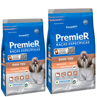 Ração Premier Raças Específicas Para Cães Adultos Shih Tzu Sabor Salmão em Oferta na Shopee