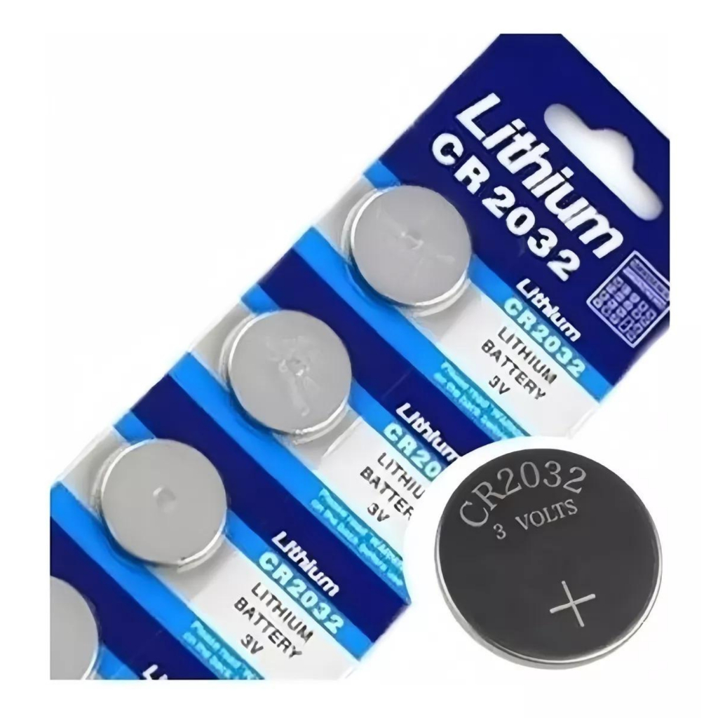 Kit 05 Pilha Cr2032 3v Botão Moeda Calculadora Controle
