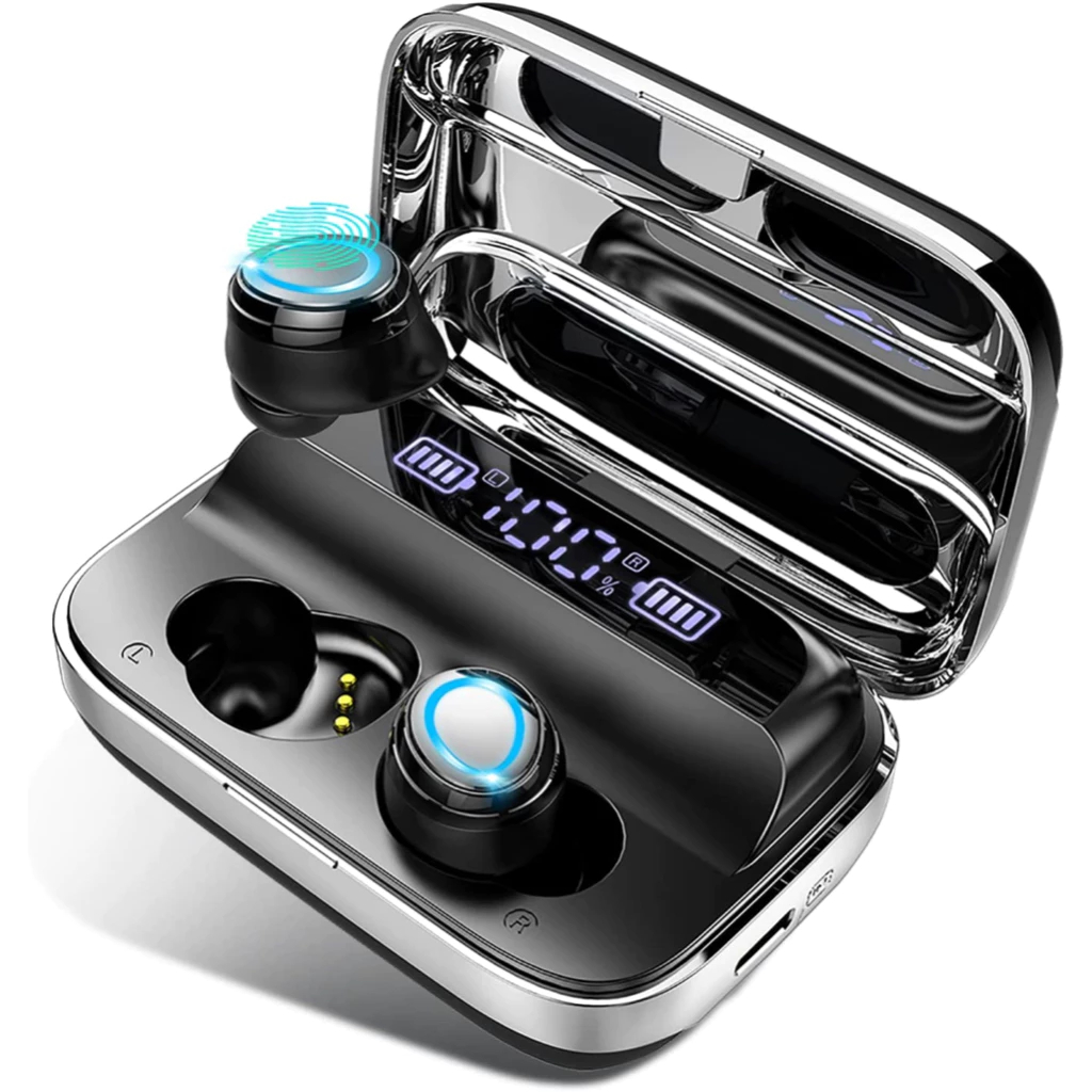 Fone de Ouvido Bluetooth Sem Fio Digital F9 Bluetooth 5.3 compativel com samsung xaiomi iphone Alta Qualidade Intra Auri