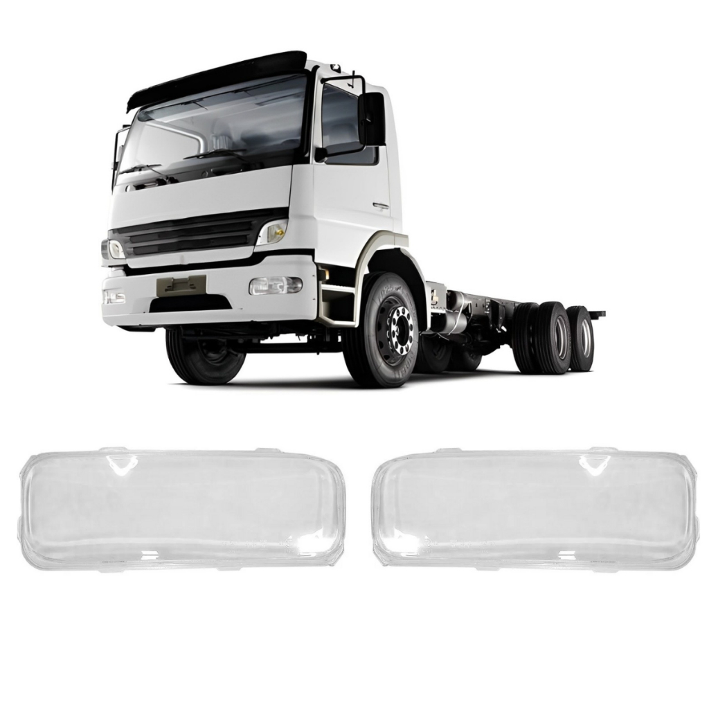 Lente Lisa Farol Mb Atego 1315 1418 1718 1725 2425 2428 em Oferta na Shopee