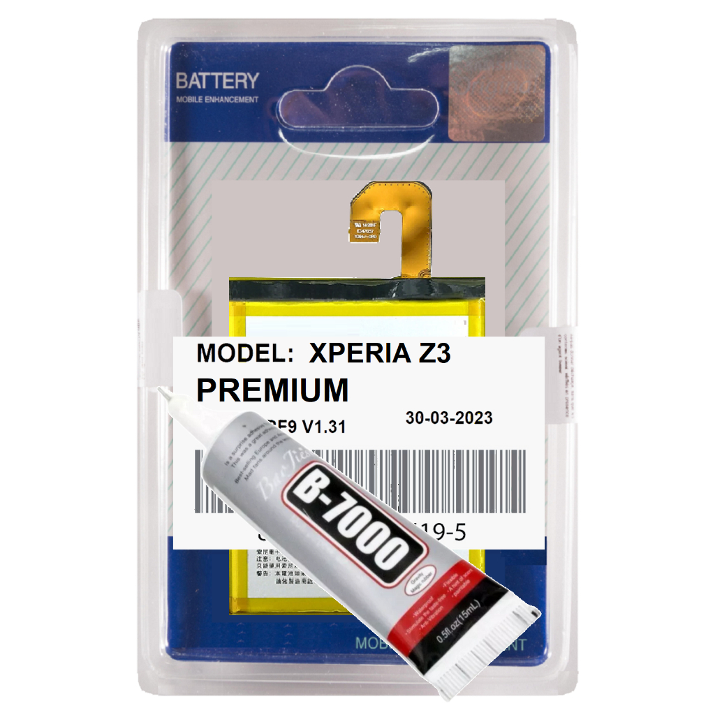 Battria Premium Compatível Com Xperia Z3 D6633 D6643 D6603 + Cola + Garantia de Duração!