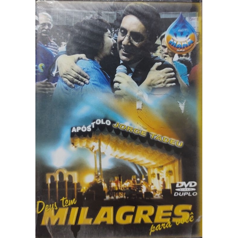 Dvd Apostolo Jorge Tadeu Deus tem Milagres para Voce Lacrado