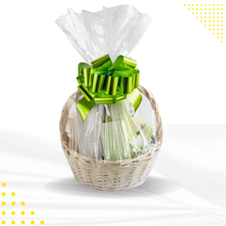 kit 50 e 100 sacos para cesta de presente 35x45 saco transparente brilhante celofane em Oferta na Shopee